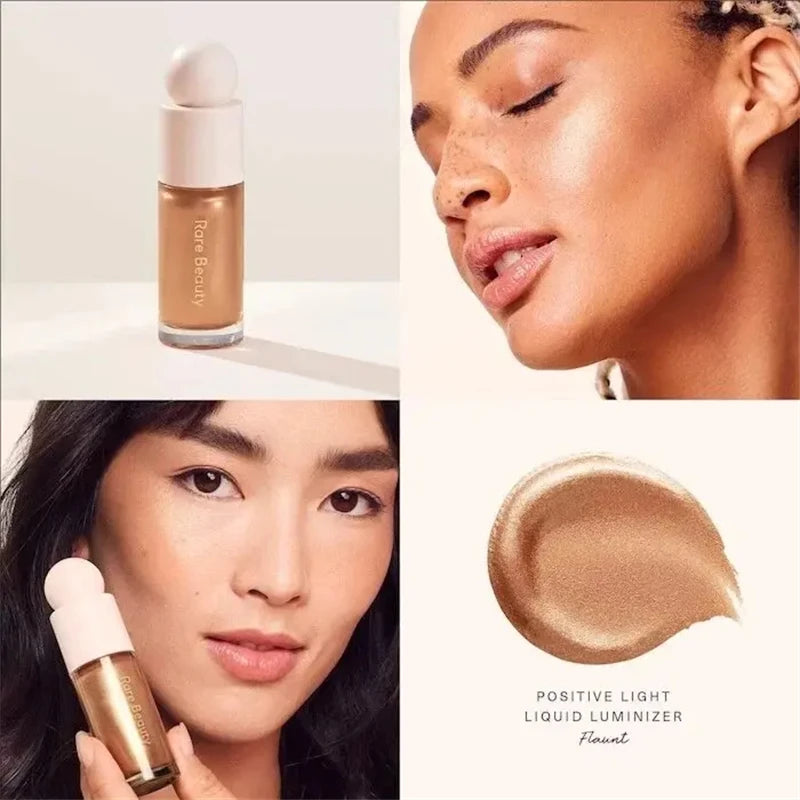 Rare Beauty Soft Pinch Dewy Liquid Blush Lightweight and Smooth Lipstick Long-lasting Gloss Rouge Pearlescent Highlight Makeup