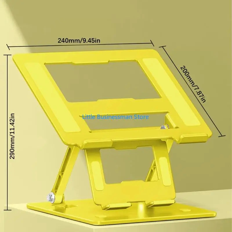 Laptop Stand for Desk, Height Lift Holder with Grip Cushion Area for Home Office, Study Table, and Class Work Use M76A