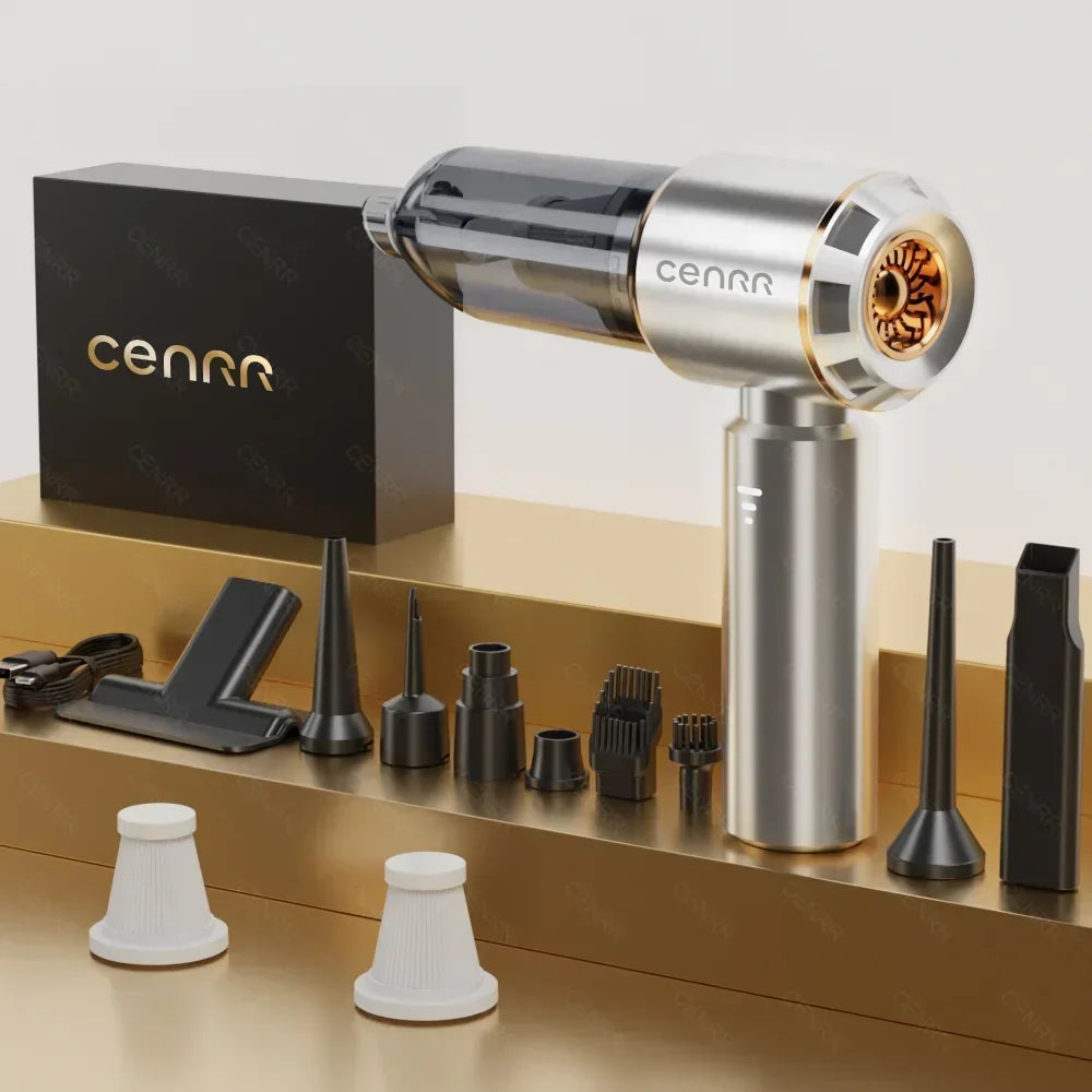 Car Vacuum Cleaner Strong Suction Cordless Wireless Cleaner Portable  HandHeld Vacuum Cleaner Cleaning Machine