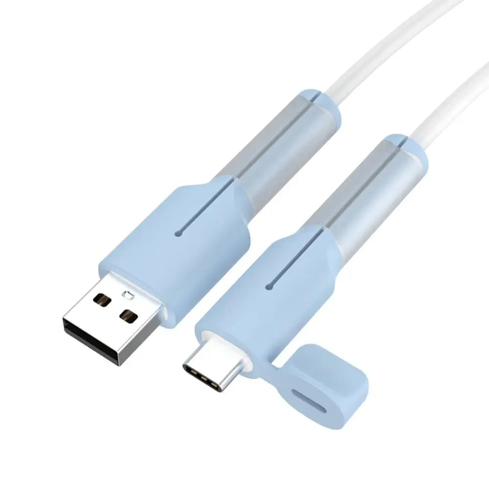 New Cable Protector Soft Silicone Cover Type C Charger Cable Protector Data Line Practical Accessories Dustproof Cover