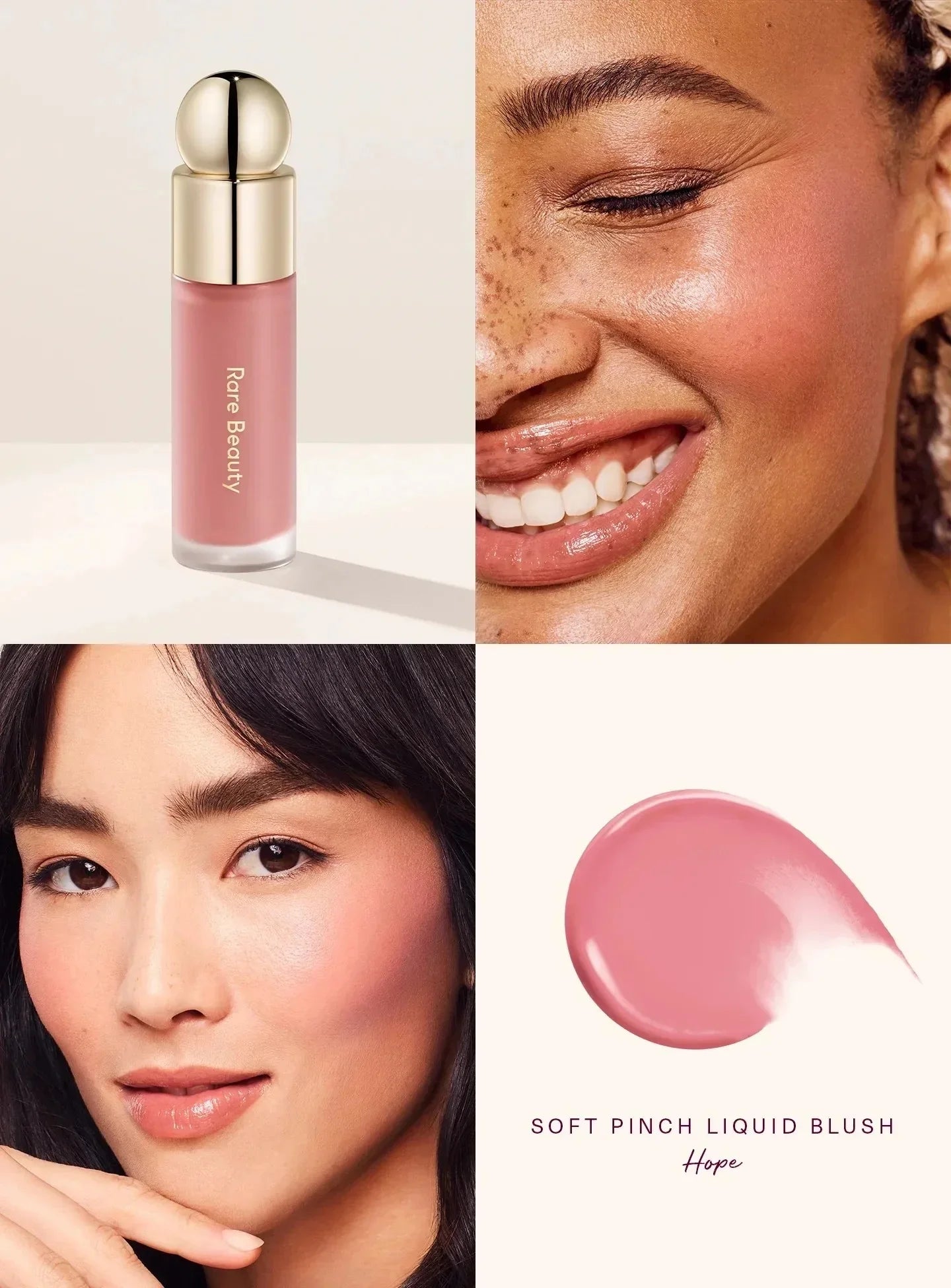 Rare Beauty 3D Facial Contour Bronze Contour Stick Silky Blush Liquid Happy Hope Joy Love Lucky Waterproof Makeup With Box Gifts