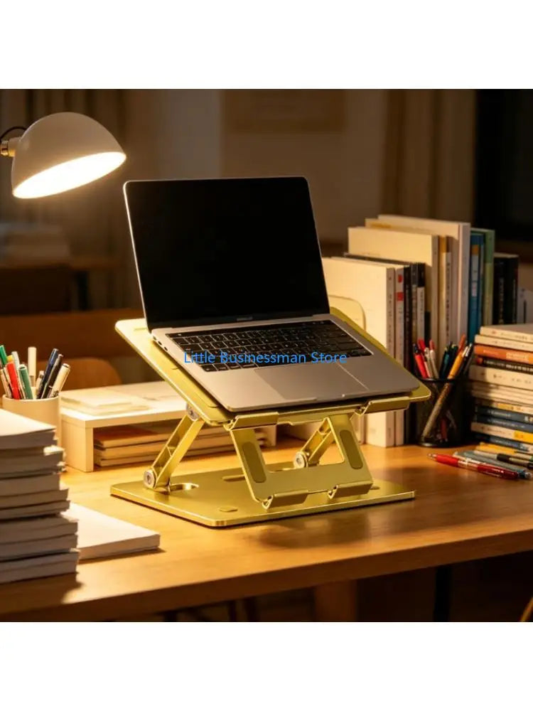 Laptop Stand for Desk, Height Lift Holder with Grip Cushion Area for Home Office, Study Table, and Class Work Use M76A