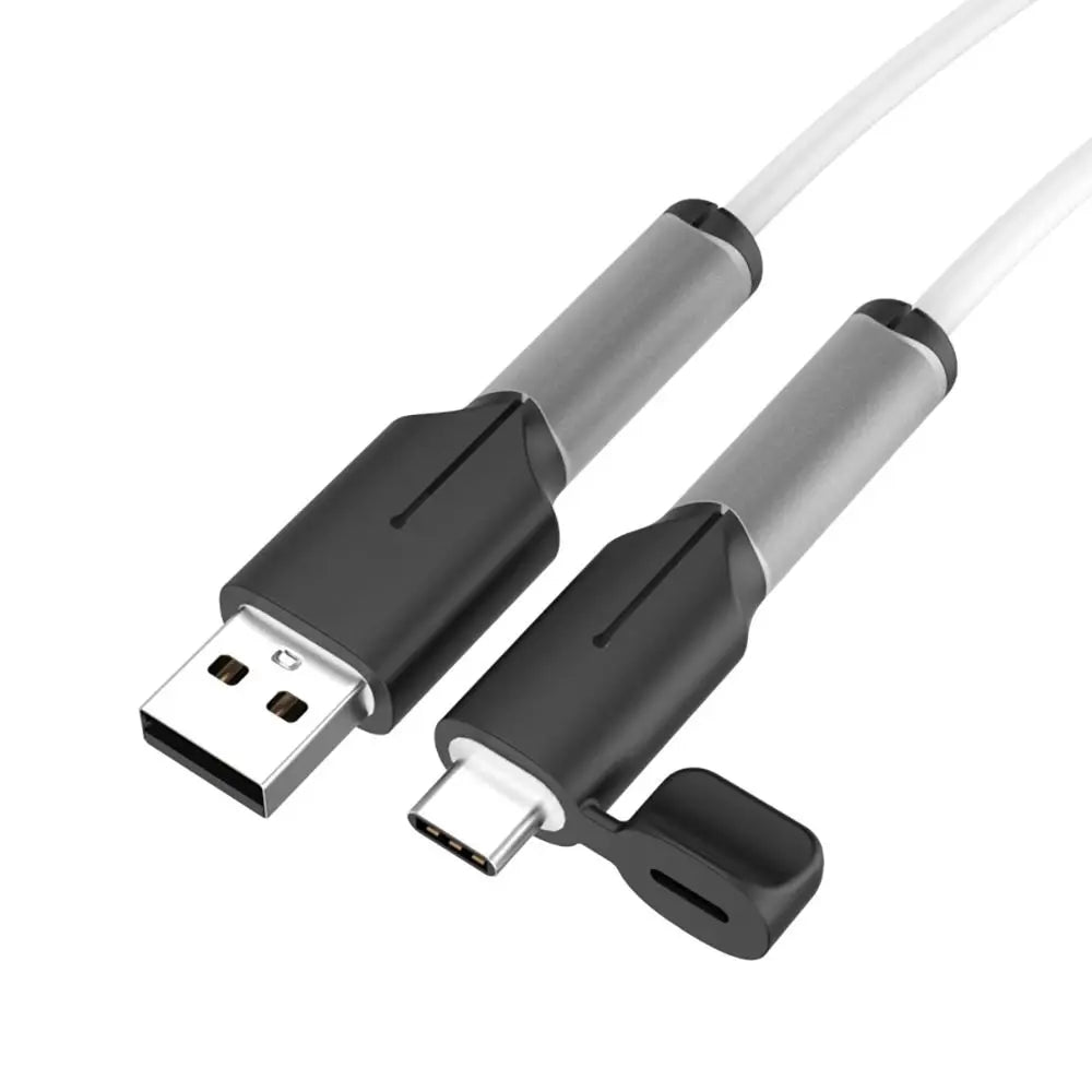 New Cable Protector Soft Silicone Cover Type C Charger Cable Protector Data Line Practical Accessories Dustproof Cover