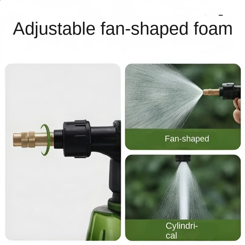 1.5L Car Wash Spray Bottle Wash Can Hand-held Car Wash Watering Car Home Gardening Air Pressure Sprayer Cleaning Tools