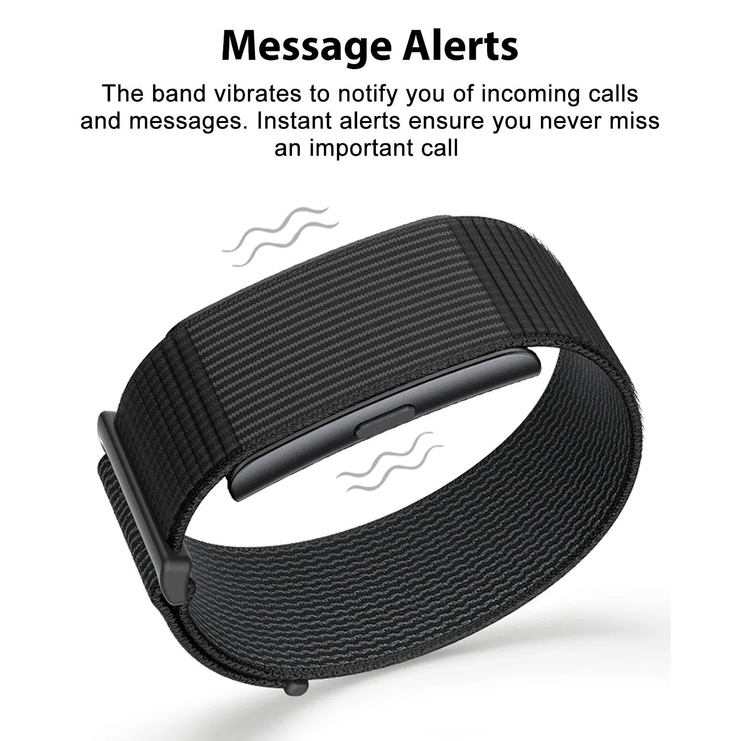 No Screen Smart Watch Sport Fitness Bracelet AI Health Analysis Heart Rate Monitoring Message Reminder 5ATM Waterproof Smartband