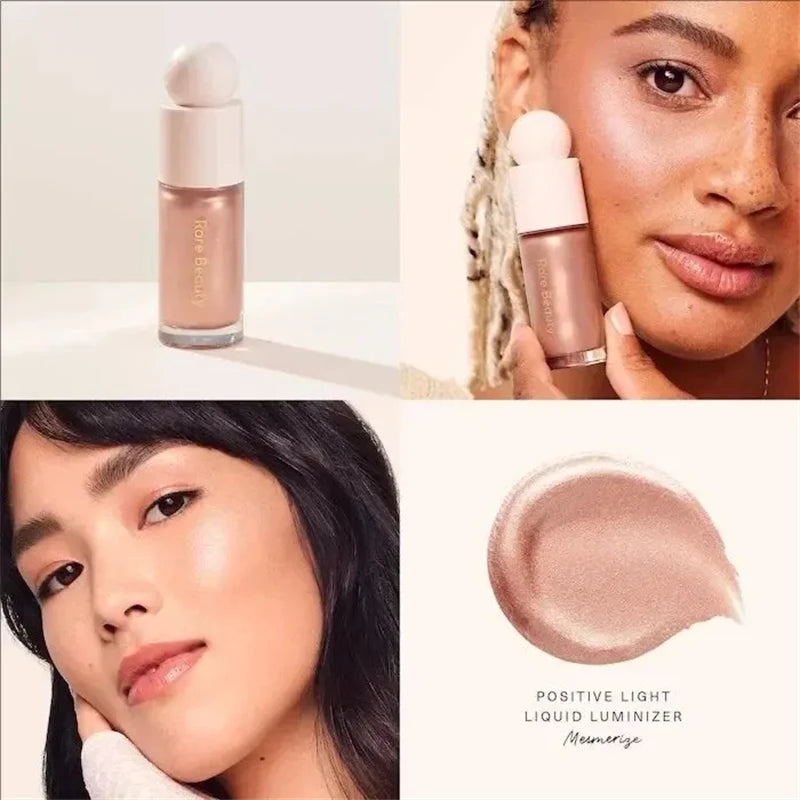 Rare Beauty Soft Pinch Dewy Liquid Blush Lightweight and Smooth Lipstick Long-lasting Gloss Rouge Pearlescent Highlight Makeup