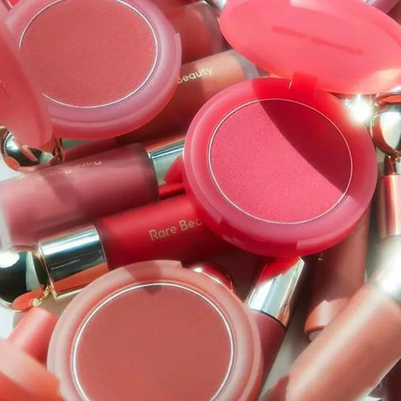New Rare Beauty Mousse Blush Soft Texture Lasting Waterproof Glow Lightweight Cheek Makeup for All Skin Tones Women Daily Beauty