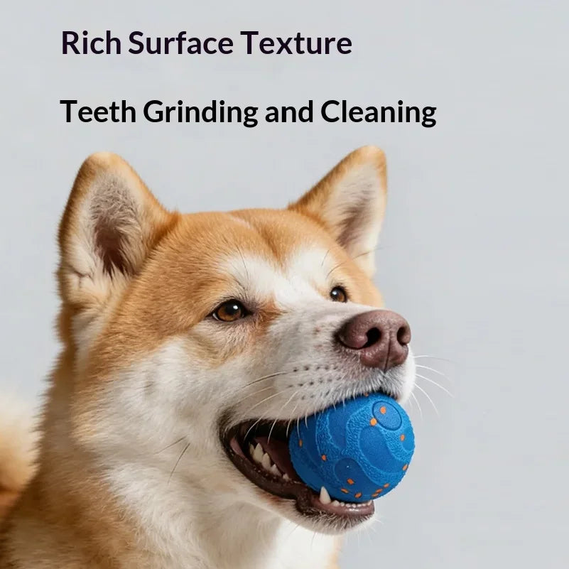 Smart Interactive Dog Toy-Indestructible E-TPU Toy Ball for Aggressive Chewers- Automatic Moving-Rechargeable Ball