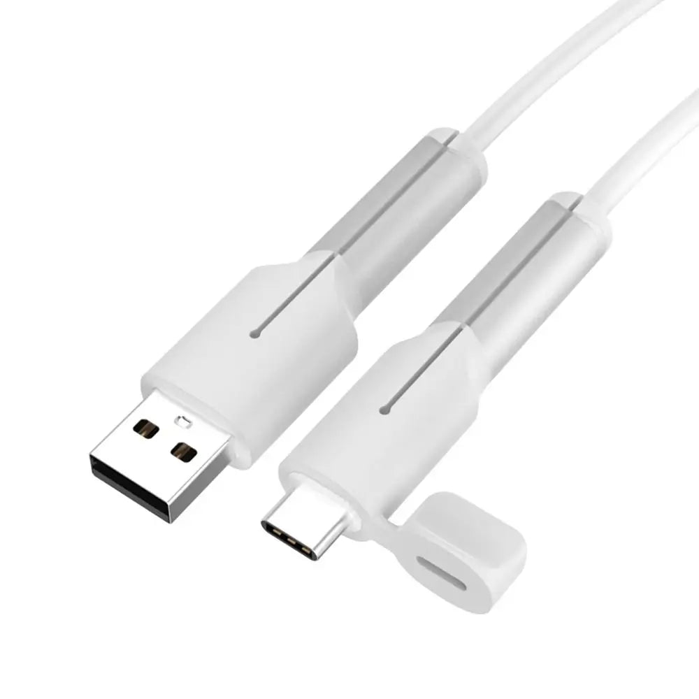 New Cable Protector Soft Silicone Cover Type C Charger Cable Protector Data Line Practical Accessories Dustproof Cover
