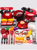 Children's Educational Simulation Play House Kitchen Toy set Girl Simulation Cooking Tableware Set Gifts Toys for Girls