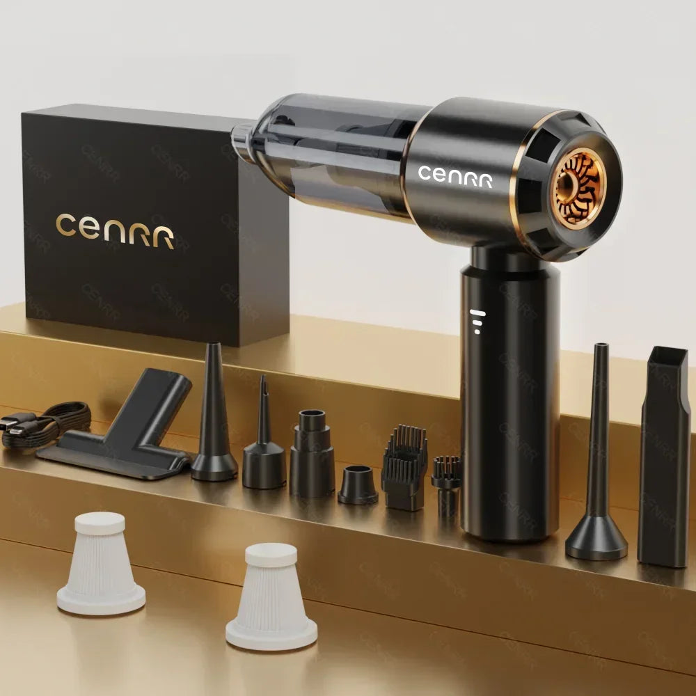 Car Vacuum Cleaner Strong Suction Cordless Wireless Cleaner Portable  HandHeld Vacuum Cleaner Cleaning Machine
