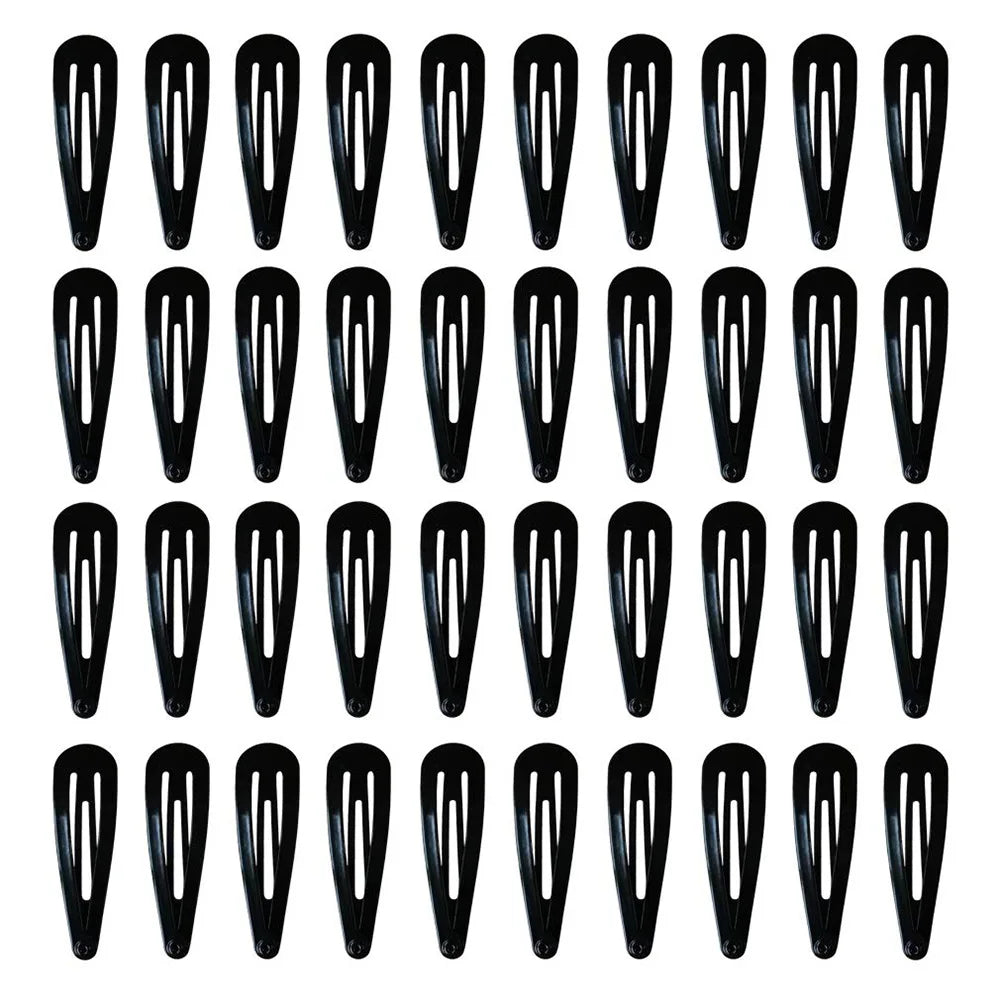 Black Hair Clips Adults Children Hair Accessories Tassel Clip Hair Tools Decorative Items 30pcs