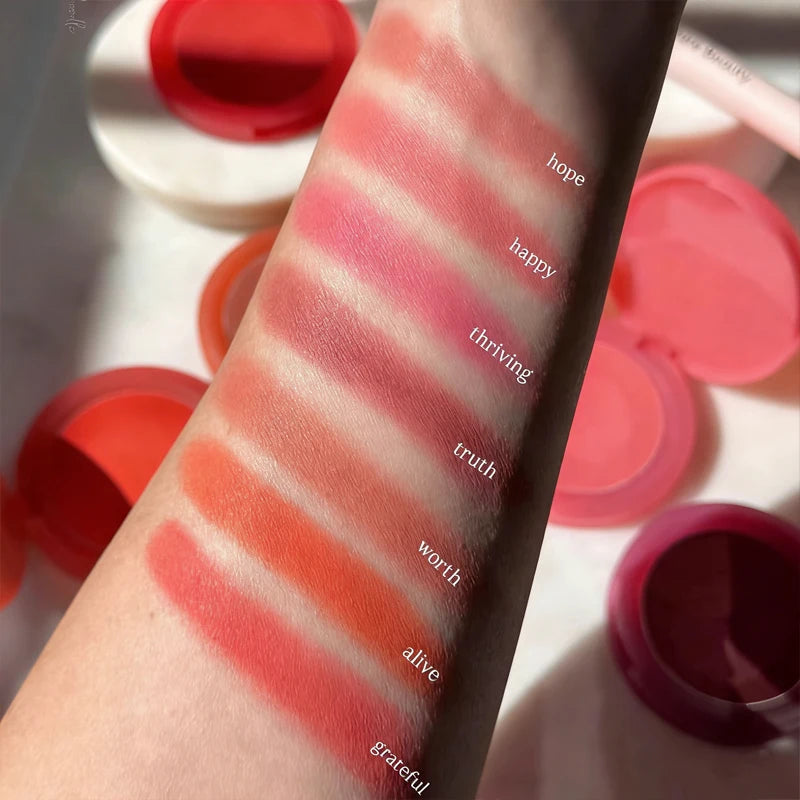 Rare Beauty Soft Pinch Dewy Liquid Blush Lightweight and Smooth Lipstick Long-lasting Gloss Rouge Pearlescent Highlight Makeup