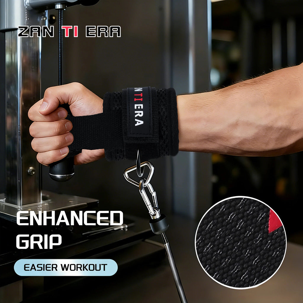 2pcs New 3-in-1 fitness aid combines a support belt, ankle strap, and wristband—a must-have for fitness training. The 3-in-1 des