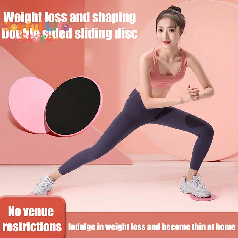 Hot  1Pair Of Fitness Sliders Abdominal Exercise Sliding Plate Pilates Yoga Gym Discs Slider Body Muscle Training Equipment