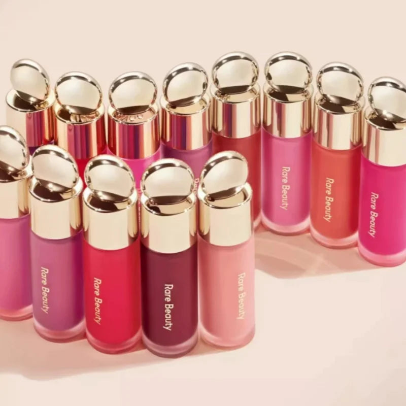 Rare Beauty Soft Pinch Dewy Liquid Blush Lightweight and Smooth Lipstick Long-lasting Gloss Rouge Pearlescent Highlight Makeup