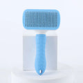 Self Cleaning Pet Hair Remover Brush Dog Cat Grooming Comb Efficient Dematting Tool Removes Loose Fur for Pets Daily Care