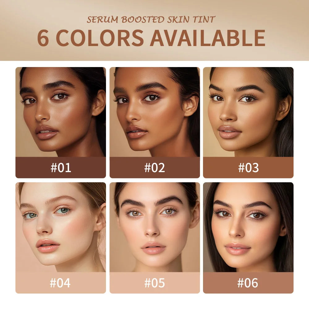 Beauty Balm Serum Boosted Skin Tint Foundation Stick Smooth Plumper Hight Coverage Travel Bronze Foundation Makeup