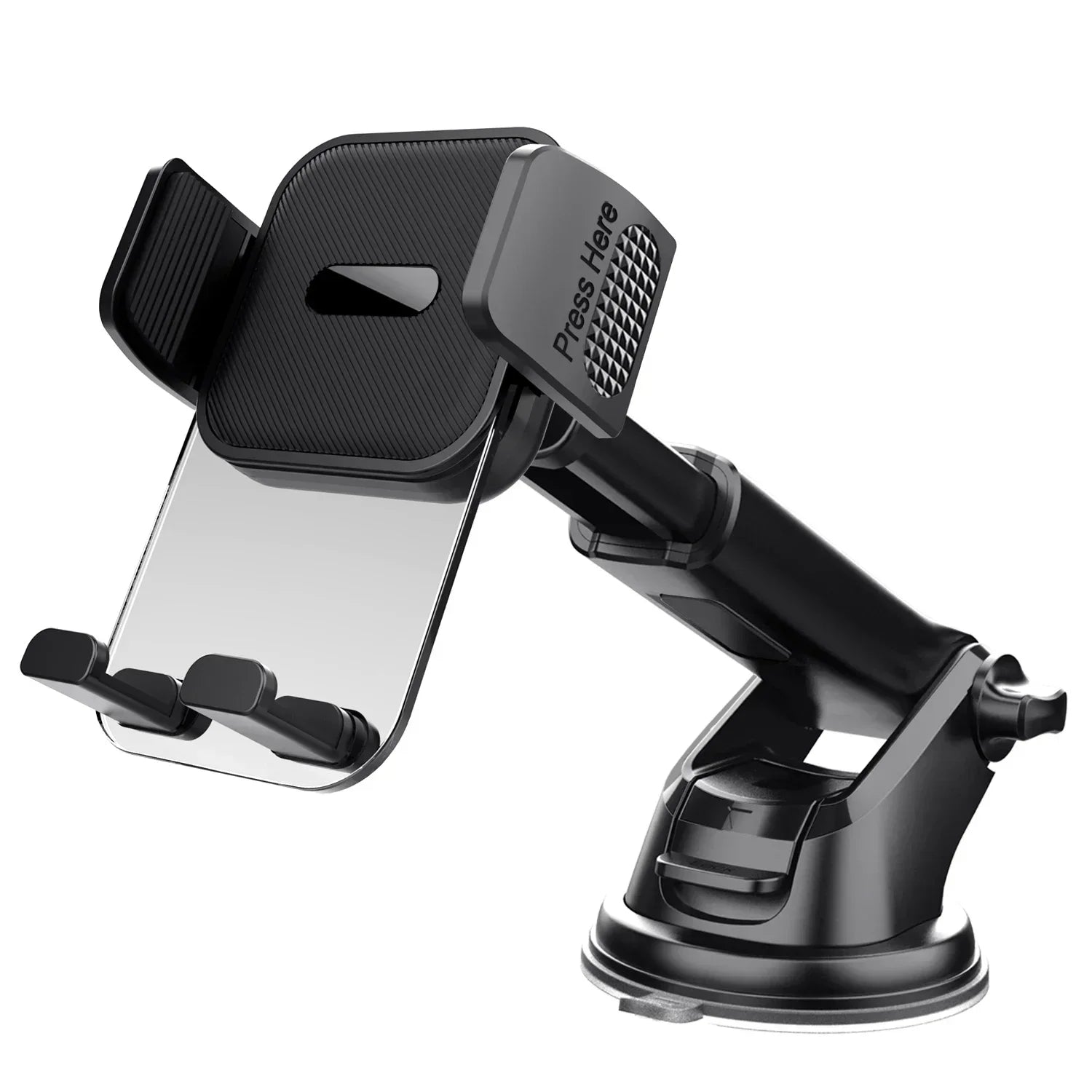 Car Cell Phone Holder 4.7-7 Inch Acrylic Clip Stand Car Mount for Dashboard Windshield Auto Accessories Support Phone Bracket