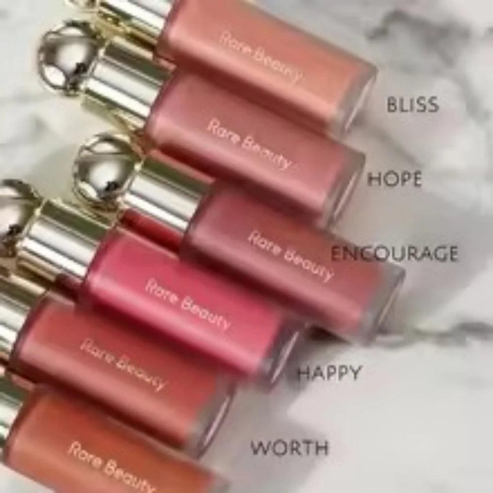 Rare Beauty 3D Facial Contour Bronze Contour Stick Silky Blush Liquid Happy Hope Joy Love Lucky Waterproof Makeup With Box Gifts