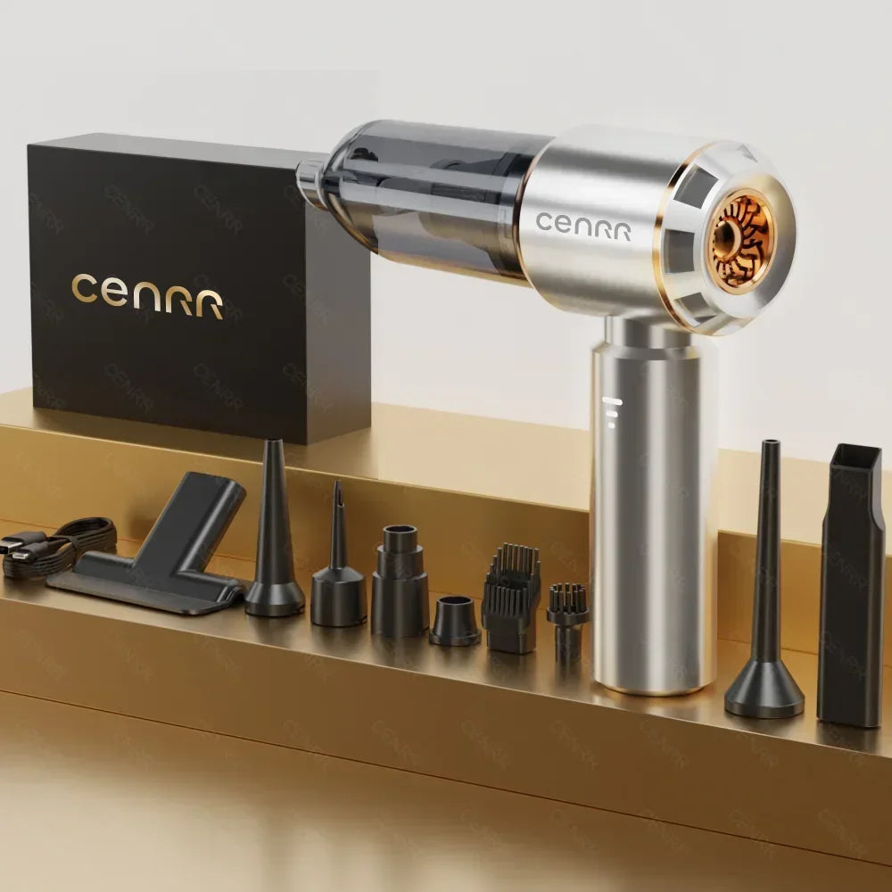 Car Vacuum Cleaner Strong Suction Cordless Wireless Cleaner Portable  HandHeld Vacuum Cleaner Cleaning Machine