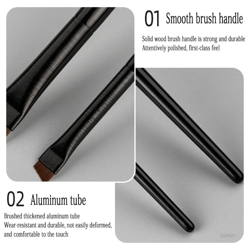Makeup Brushes for Women Flat Fine Blade Eyebrow Contour Brush Eyeliner Brush Professional Liner Brow Cosmetic Beauty Tools