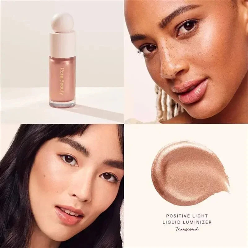 Rare Beauty Soft Pinch Dewy Liquid Blush Lightweight and Smooth Lipstick Long-lasting Gloss Rouge Pearlescent Highlight Makeup