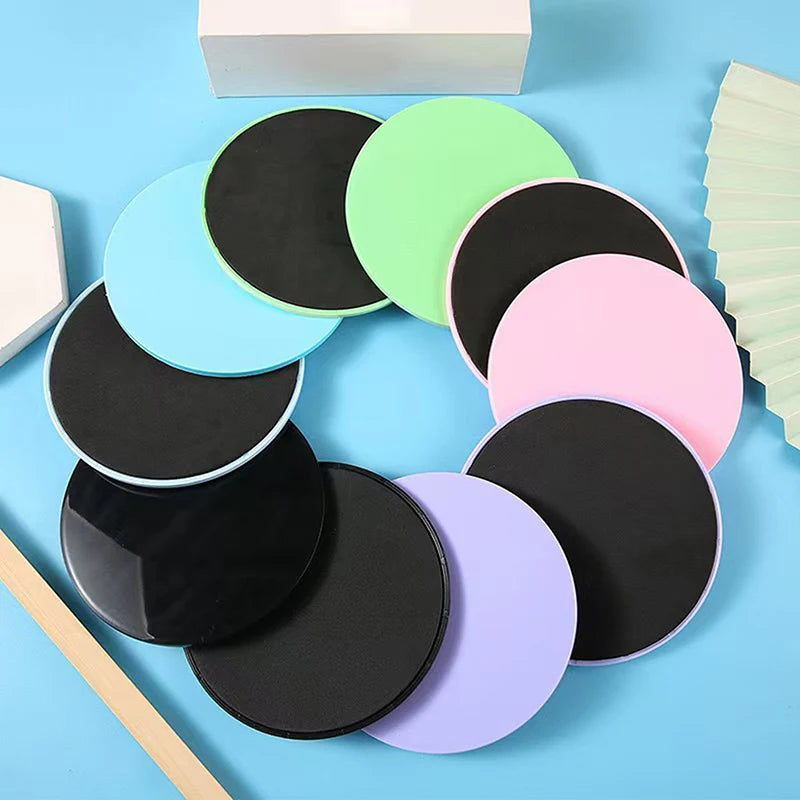 Hot  1Pair Of Fitness Sliders Abdominal Exercise Sliding Plate Pilates Yoga Gym Discs Slider Body Muscle Training Equipment