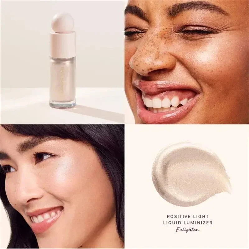 Rare Beauty Soft Pinch Dewy Liquid Blush Lightweight and Smooth Lipstick Long-lasting Gloss Rouge Pearlescent Highlight Makeup