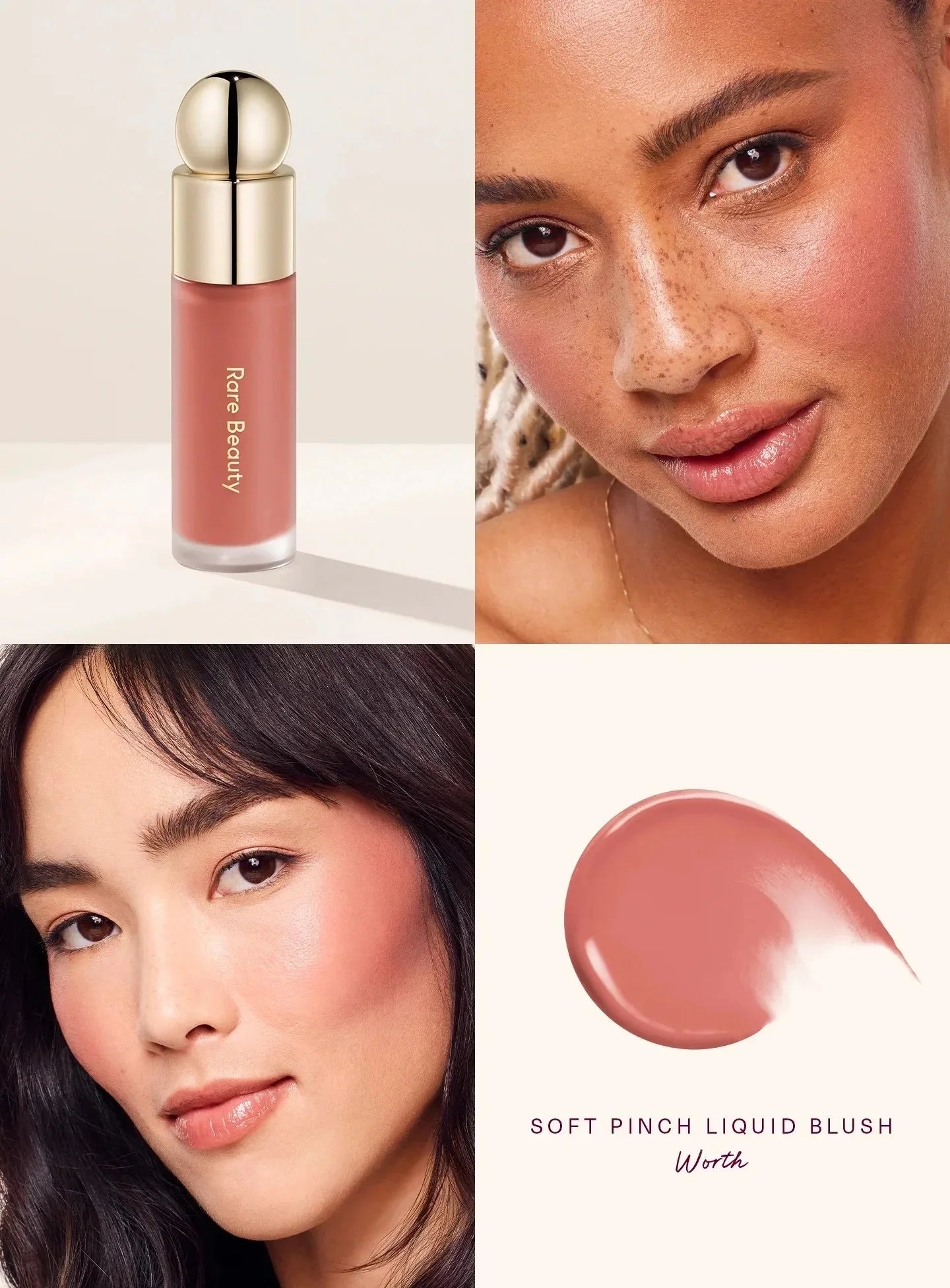 Rare Beauty 3D Facial Contour Bronze Contour Stick Silky Blush Liquid Happy Hope Joy Love Lucky Waterproof Makeup With Box Gifts
