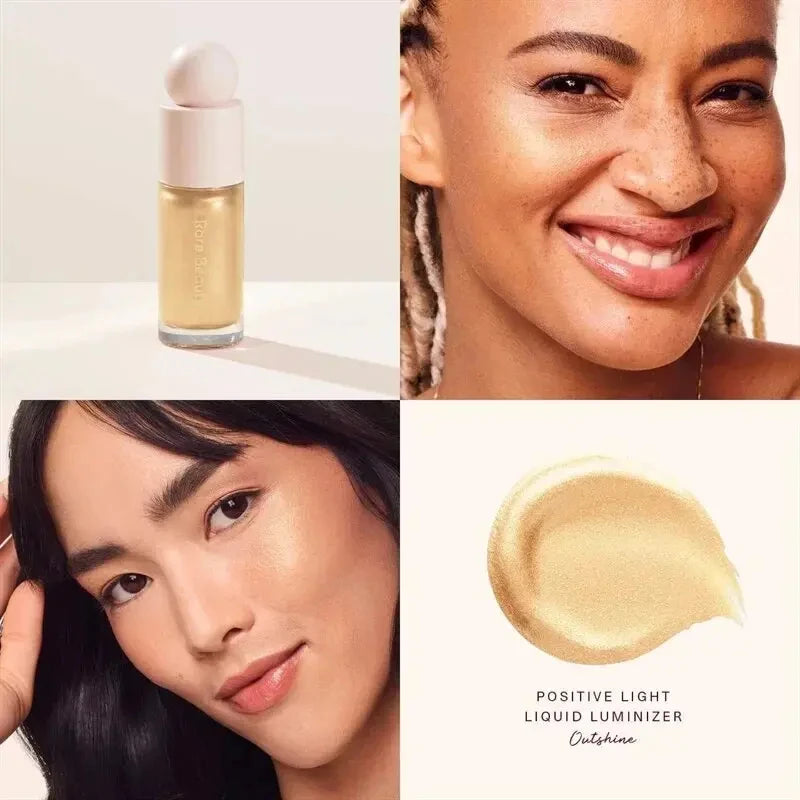 Rare Beauty Soft Pinch Dewy Liquid Blush Lightweight and Smooth Lipstick Long-lasting Gloss Rouge Pearlescent Highlight Makeup